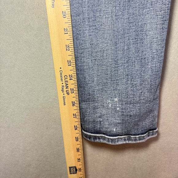 Judy Blue Womens Plus Jeans 14W Boyfriend Distressed Denim Bleached Pants - Picture 4 of 13